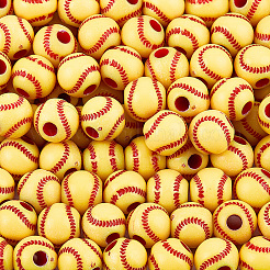 150Pcs Opaque Acrylic Round Beads&nbsp;MACR-PA0001-09A