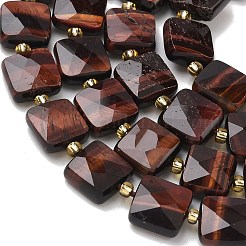 Natural Tiger Eye Beads Strands&nbsp;G-L642-L03-10mm-01
