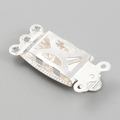 304 Stainless Steel Box Clasps&nbsp;STAS-H151-14S