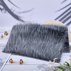 DIY クラフト用の豪華な布生地  テーブルメサ保護  背景布  グレー  380~420x480~520x2mm&nbsp;DIY-WH20002-95C