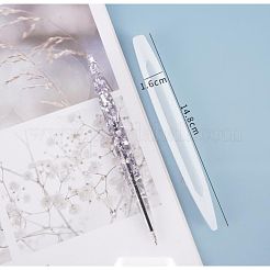 DIYボールペンシリコンモールド  レジン型  UVレジン用  エポキシ樹脂ジュエリー作り  ホワイト  146x14x12mm  内径：104x6mm&nbsp;DIY-M024-02