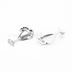 Tibetan Style Alloy Pendant Settings for Enamel&nbsp;TIBEP-N011-002