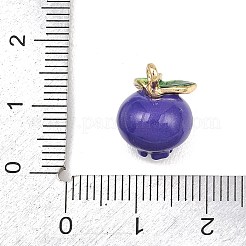 Fruit Alloy Enamel Charms&nbsp;ENAM-P264-02B-G
