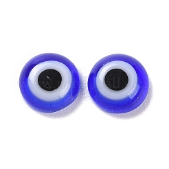 Handmade Lampwork Evil Eye Cabochons&nbsp;LAMP-E022-01E