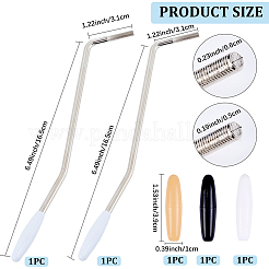 5Pcs 5 Styles Iron & Plastic Tremolo Arm Whammy Guitar Bar for Electric Guitar Flat Mount Stud Mount&nbsp;FIND-CN0002-20B