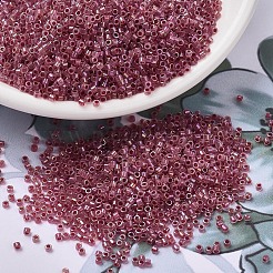MIYUKIデリカビーズ  シリンダー  日本製シードビーズ  11/0  （db1746)クラレットライニングオパールab  1.3x1.6mm  穴：0.8mm  約20000個/袋  100 G /袋&nbsp;SEED-J020-DB1746