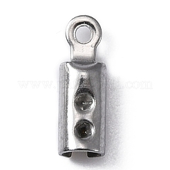 316 Surgical Stainless Steel Folding Crimp Ends&nbsp;FIND-WH0045-46B