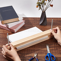 木製製本機のパーツ  パパイヤホイップ  11~380x10~38x5~22.5mm&nbsp;DIY-WH0453-37