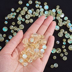 Synthetic Moonstone Beads Strands&nbsp;G-SZ0001-81A