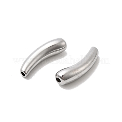 304ステンレススチールビーズ  ティアドロップ  ステンレス鋼色  20.5x7x6mm  穴：1.8mm&nbsp;STAS-B113-02P