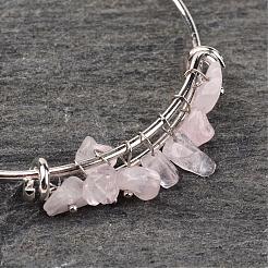 Silver Color Plated Brass Bangles&nbsp;BJEW-JB02316