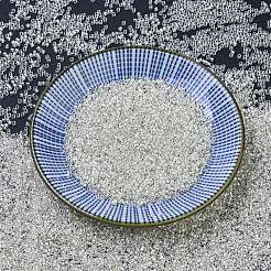 MIYUKIデリカビーズ  シリンダー  日本製シードビーズ  11/0  銀並ぶ  （db0041)シルバーライニングクリスタル  1.3x1.6mm  穴：0.8mm  約100000個/500g&nbsp;SEED-MY11-DB0041