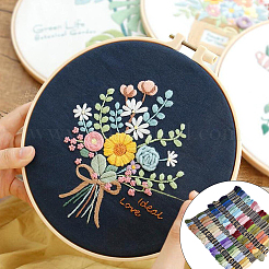 48 かせ 4 色 6 層ポリエステル刺繍糸  クロスステッチの糸  セグメント染めグラデーションカラー/クリスマス/秋カラーシリーズ  ミックスカラー  0.5mm  約8.75ヤード（8m）/かせ  12 かせ/色&nbsp;OCOR-CY0004-55B