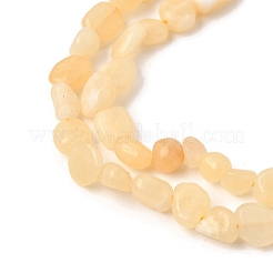 天然石トパーズ翡翠ビーズ連売り  ナゲット  タンブルストーン  7~10x5~9x4.5~5.5mm  穴：1mm  約61~63個/連  15.94''（40.5~41センチメートル）&nbsp;GG-CBAC13F-A05-01