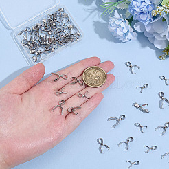 60個 3スタイル ステンレススチール アイスピックピンチベイル  ステンレス鋼色  8.5~12x6.5~9x2.5~4mm  20個/スタイル&nbsp;STAS-ME0002-25