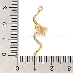 Brass Micro Pave Cubic Zirconia Pendants&nbsp;KK-M301-16G