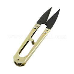 シャープスチール鋼製はさみ  ダークカーキ  ブラック  109x23x11mm&nbsp;TOOL-R025-02