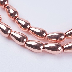 Electroplate Non-magnetic Synthetic Hematite Beads Strands&nbsp;G-F553-03D-RG