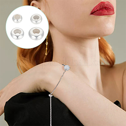 8Pcs 4 Styles 925 Sterling Silver Beads&nbsp;STER-BC0002-27