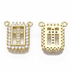Brass Micro Pave Cubic Zirconia Pendants&nbsp;ZIRC-T014-030-NF