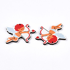 Printed Wood Pendants&nbsp;WOOD-T032-04P