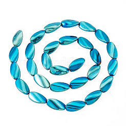 1Strand Electroplate Transparent Glass Beads Strands&nbsp;EGLA-TADJ0001-20G
