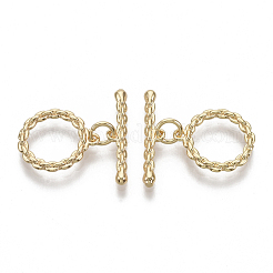 Brass Toggle Clasps&nbsp;KK-S354-219-NF