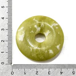 天然南方翡翠ペンダント  ドーナツ/円盤  ドーナツ幅：15.5~16mm  39~40x6~7mm  穴：8mm&nbsp;G-F524-H18
