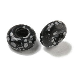 Synthetic Snowflake Obsidian Beads&nbsp;G-Q173-03A-02