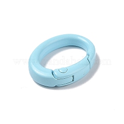 Spray Painted Alloy Spring Gate Rings&nbsp;AJEW-C035-01