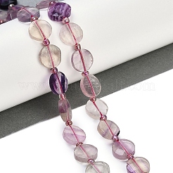 Natural Colorful Fluorite Beads Strands&nbsp;G-G182-G01-02