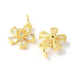 Brass Micro Pave Cubic Zirconia Pendants&nbsp;KK-U067-03G-04