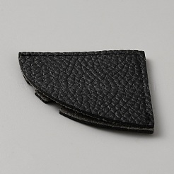 PU Leather Fan Bookmarks&nbsp;AJEW-WH20128-004C