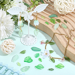 350Pcs 10 Styles Transparent Acrylic Pendants&nbsp;OACR-PA0001-23