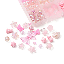 238Pcs 15 Style Transparent & Opaque Acrylic Beads&nbsp;DIY-YW0005-41