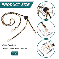 Adjustable PU Leather Bag Strap Chains&nbsp;AJEW-WH0419-50B