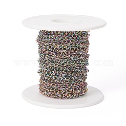 Ion Plating(IP) 304 Stainless Steel Curb Chains&nbsp;CHS-I003-P01