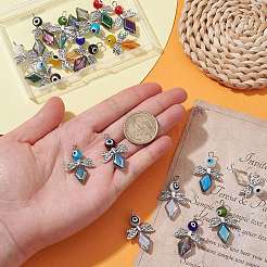 20Pcs 10 Color Evil Eye Lampwork Pendants&nbsp;FIND-CJ0001-69