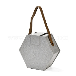 Valentine's Day Hexagon Cardboard Gift Boxes&nbsp;LS-CON-M010-01C