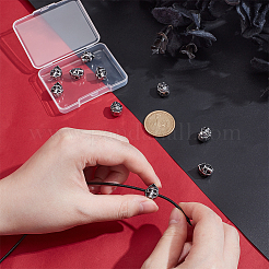 10Pcs Halloween 304 Stainless Steel Beads&nbsp;STAS-UN0064-09