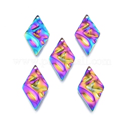 Ion Plating(IP) 201 Stainless Steel Pendant&nbsp;STAS-B027-02MC
