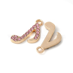 Alloy Rhinestone Pendants&nbsp;PALLOY-E775-07G