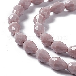 Faceted Glass Beads Strands&nbsp;GLAA-E037-01F