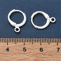 Brass Leverback Earring Findings&nbsp;KK-CBA50B0-26S