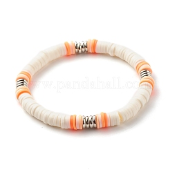 Synthetic Hematite & Polymer Clay Hieishi Stretch Bracelets Set for Women&nbsp;BJEW-JB07430
