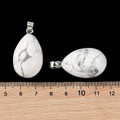 Natural Howlite Pendants&nbsp;GG-K002-08A-28