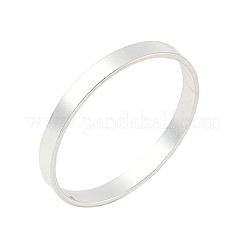 女性用スター指輪シルバーフィンガー指輪925個  プレーンバンドリング  銀  2.2mm  usサイズ6（16.5mm）&nbsp;RJEW-NH0002-02A-S