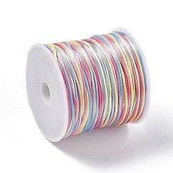 Segment Dyed Nylon Rattail Satin Cords&nbsp;NWIR-A008-01H
