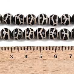 Tibetan Style dZi Beads Strands&nbsp;G-G328-A04-8mm