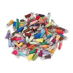 120Pcs 30 Colors  Faux Suede Tassel Pendant Decorations&nbsp;FIND-YW0001-14P